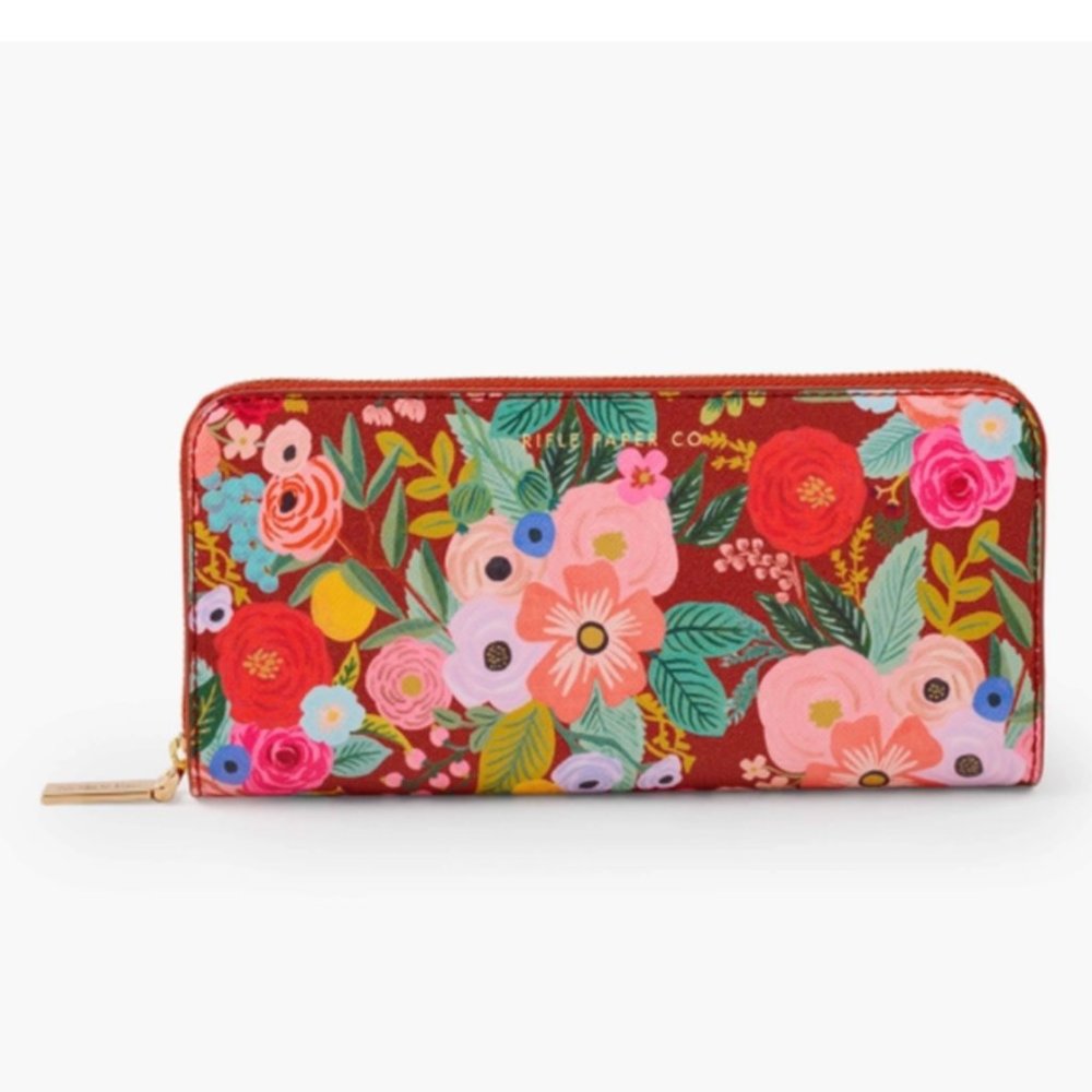 💐 NWT Rare Rifle Paper Co. Continental Wallet 💐